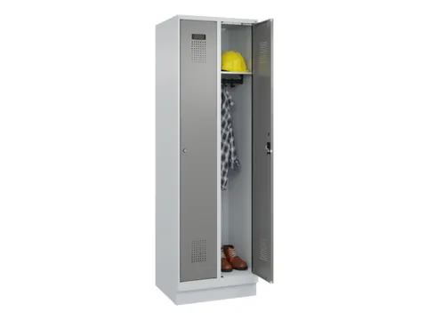 locker,HxBxD 1950x600x500mm,2vak,vak B 300mm,cil.-slot,sokkel