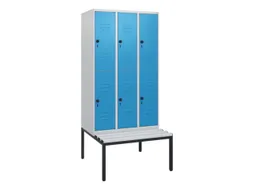 Dubbeldekse dekenkist,HxBxD 1950x900x815mm,3x2vak.,vak B 300mm
