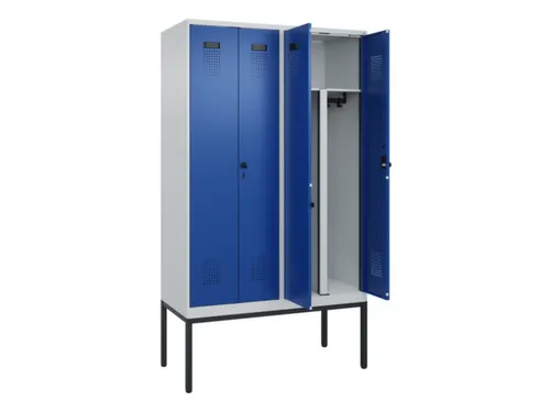 PBM-locker,HxBxD 2120x1200x500mm,4vak,vak B 300mm,draaigrendel