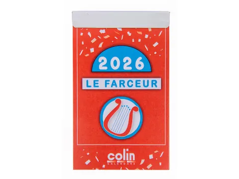 Bloc éphéméride Le Farceur François Pirette 2026