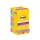 Memoblok Post-it 654 Super Sticky 76x76mm 90 vel rainbow 12 stuks