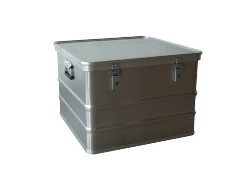 Aluminium Transportkist Hxlxb 410X588X588Mm 115L Stapelbaar