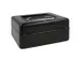 Coffret à monnaie westcott 152x120x79mm noir, insert en plastique ave