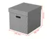 Esselte Home Kubus Opbergdoos Grijs 320x315x365mm Set van 3