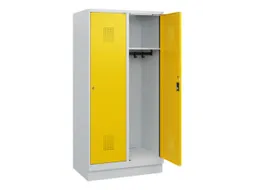 schoollocker,HxBxD 1630x800x500mm,2vak,vak B 400mm,cil.-slot,sokkel