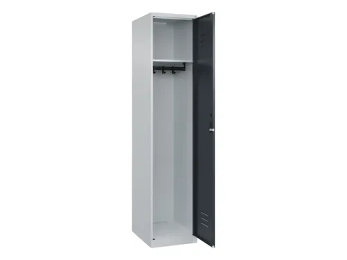 locker,HxBxD 1850x400x500mm,1vak,vak B 400mm,cil.-slot,staand op vloer