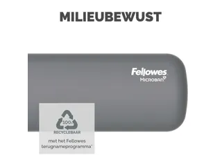 Polssteun Fellowes Breyta palm grijs 6x18cm - 15