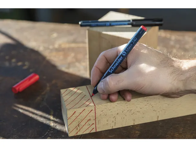 Marker Schneider Maxx 240 permanent ronde punt rood