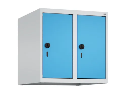 opzetkast,v. locker,2vak.,vak B 250mm,HxBxD 500x500x500mm,vleugeldeur