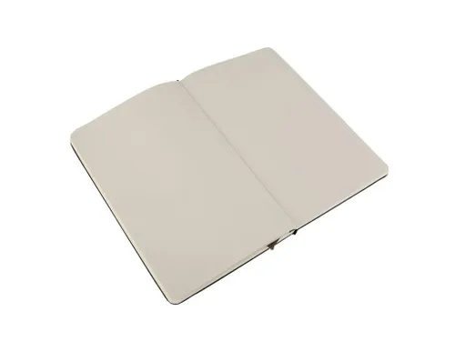 Notitieboek Moleskine large 130x210mm blanco hard cover zwart