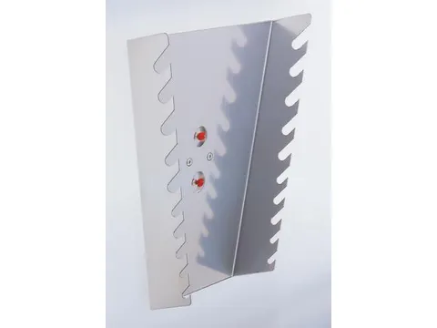 porte-clés à anneau p. plaque de rangement perforée RAL7016