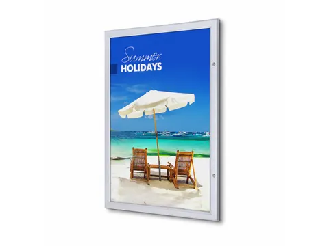 Posterhouder Vergrendelbaar Economy A1 Zilver