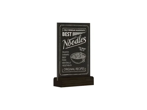Krijtbord Europel tafelmodel A6 staand zwart