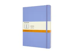 Notitieboek Moleskine XL 190x250mm lijn hard cover hydrangea blue