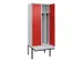 locker voor scheiding van kleding,HxBxD 2120x800x815mm,2vak