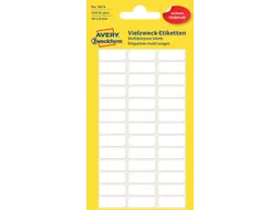 Etiket Avery Zweckform 3073 20x8mm wit 234stuks