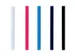 Bâton de colle Rapid 7mm 5 couleurs assorti 36 pièces
