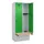 locker met bank,HxBxD 1950x800x815mm,2vak,vak B 400mm,draaigrendel