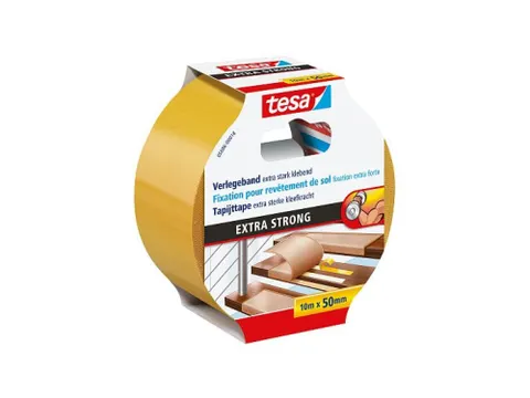 Tapijttape extra sterk tesa 5686 50mmx10m dubbelzijdig