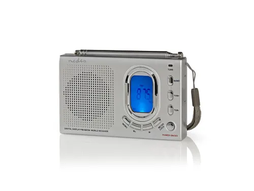 Wereldradio Nedis met wekker RDWR1000GY