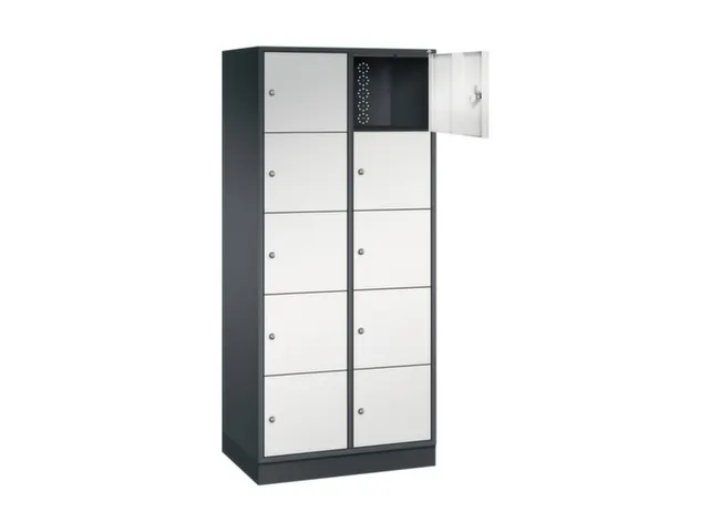 grootvolume-lockersysteem,RAL 7021/RAL 7035,HxBxD 1950x820x500mm