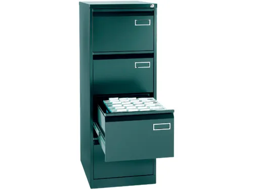 Hangmappenkast Basic 4 laden Zwart