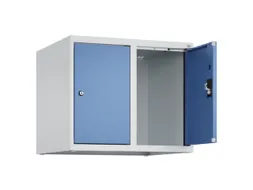 opzetkast,v. locker,2vak.,vak B 300mm,HxBxD 500x600x500mm,cilinderslot