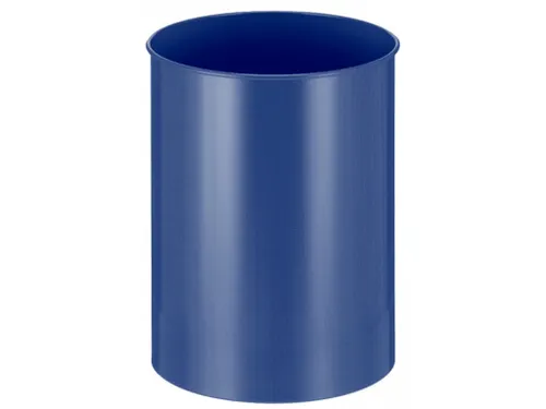Ronde papierbak 30 liter Blauw