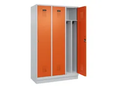 locker voor scheiding van kleding,HxBxD 1950x1200x500mm,3vak
