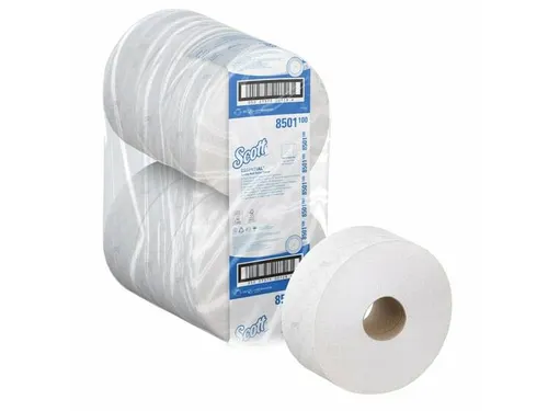 Scott Essential toiletpapier jumbo 2-laags Wit 6 rollen