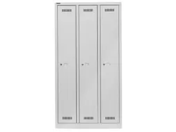 garderobekast,HxBxD 1700x900x500mm,3vak,vak B 248mm,cil.-slot,