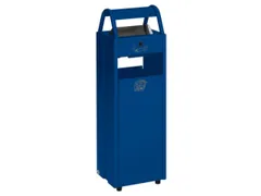 Combi-Asbak 5/35 liter 960x300x250 Blauw Overkapping Verzinkt
