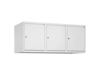 opzetkast,v. locker,3vak.,vak B 400mm,HxBxD 500x1200x500mm - 2