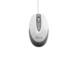 MROS214 Optische muis compact 3 knoppen draadloos Wit Grijs