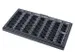 Muntinzetbak Pavo 330x183x20mm zwart
