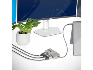 USB-C naar Triple DisplayPort MST Hub 4K 60Hz - 7