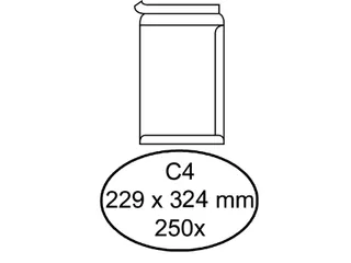 Envelop Hermes Akte C4 229x324mm 120gr Wit Zelfklevend - 1
