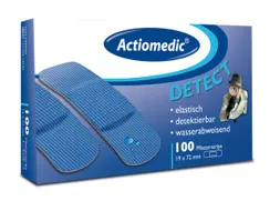 Pleisterstrips Detecteerbaar L X B 72x 19mm Blauw