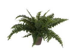 Kunstplant Mica Boston varen groen in pot 42x50cm