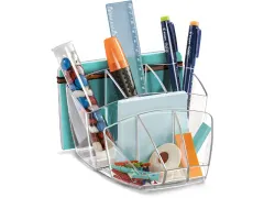 Mineral by Cep pennenbakje 8 vakjes transparant