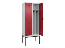 locker voor scheiding van kleding,HxBxD 2120x800x500mm,2vak