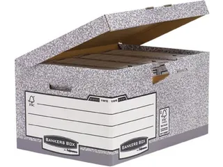 Containerdoos System Flip Top Maxi Grijs 390x293x560mm - 1