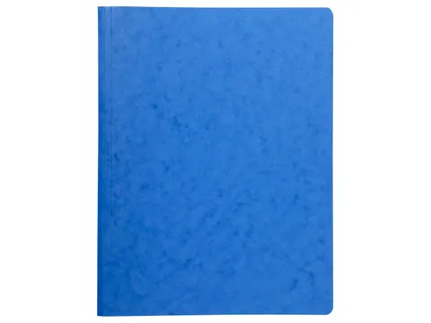 Map met springveer glanskarton 425gm² A4 Blauw