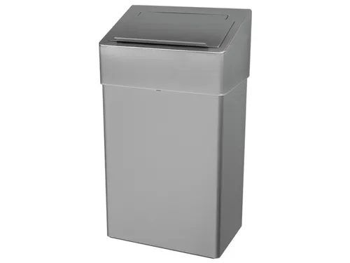 Hygiënebak 18 Liter RVS met anti-fingerprint coating