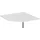koppelelement voor bureau,90 °,BxD 1225x1225mm,v. C-voet