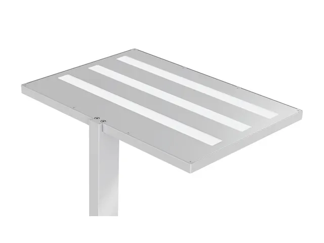 Luctra LED Vloerlamp Vitawork Up 12.000 lm Zilver - Zwart