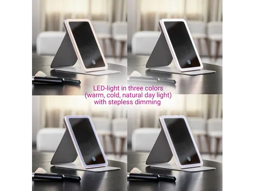 Medisana CM 400 Tablet cosmetica spiegel LED-verlicht Roze