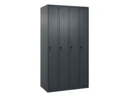 locker,HxBxD 1850x1000x500mm,4vak,vak B 250mm,draaigrendel
