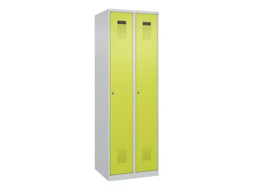 locker voor scheiding van kleding,HxBxD 1850x600x500mm,2vak