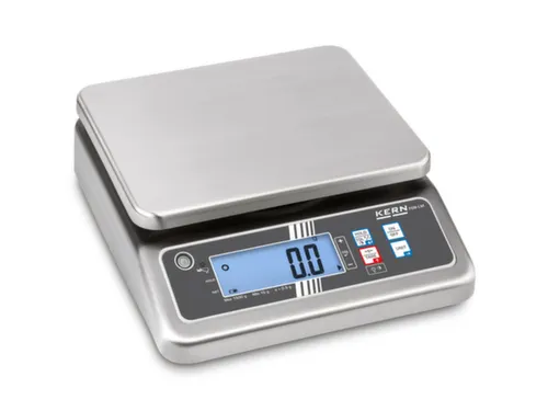 tafelweegschaal platform BxD 252x200mm RVS weegbereik 5-7.5kg